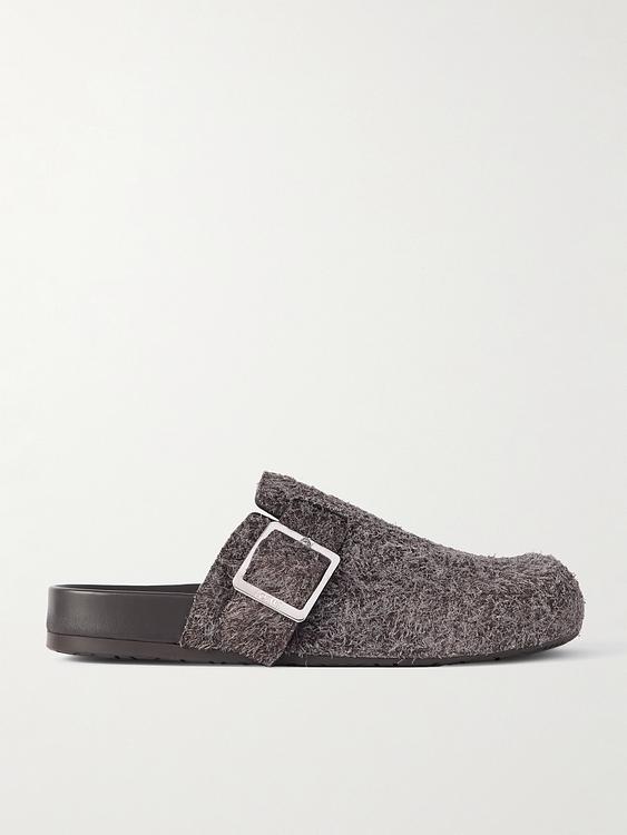 Dark brown slippers from Loewe
