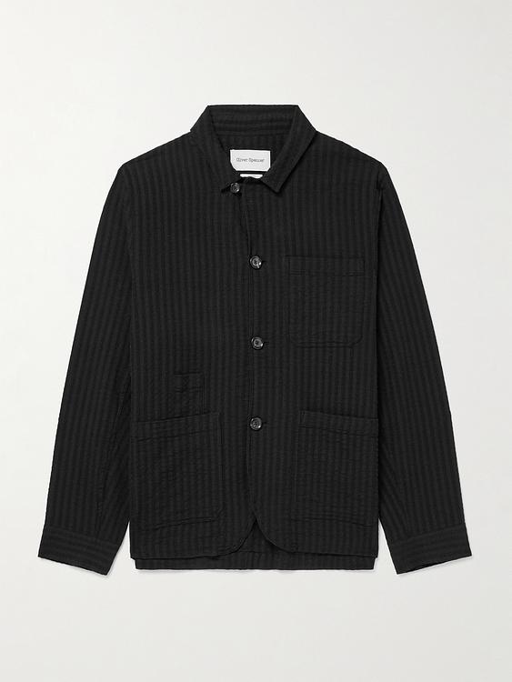 Black casual jacket from Oliver Spencer
