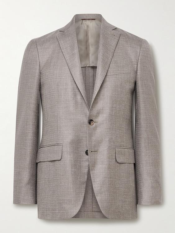 Grey blazer from Canali