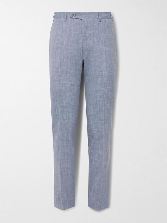 Blue suit trousers from Canali