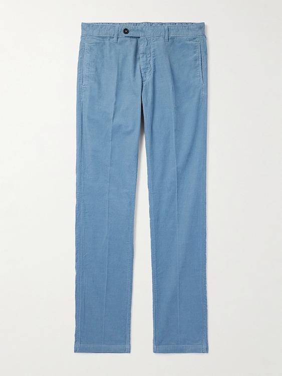 Blue chinos from Massimo Alba