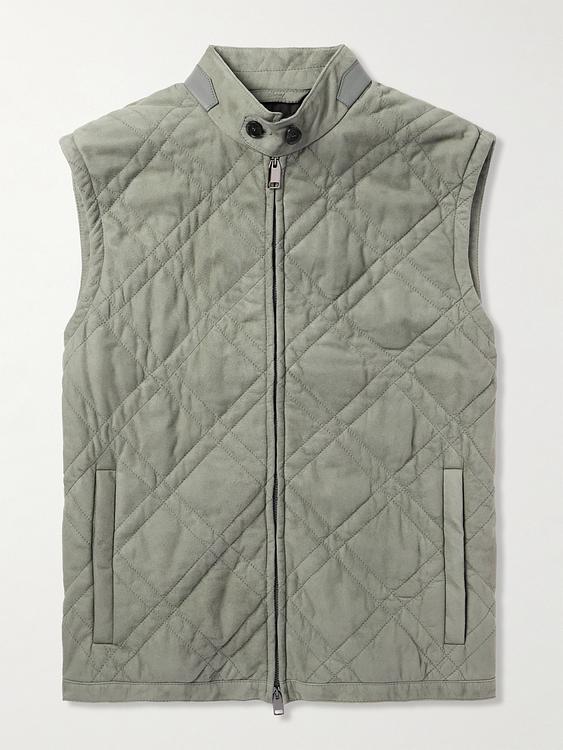 Grey vest from Brioni