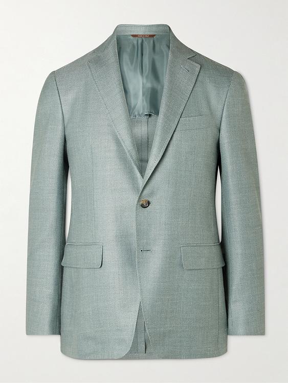 Grey blazer from Canali