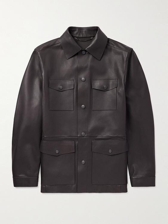 Dark grey overshirt from Canali