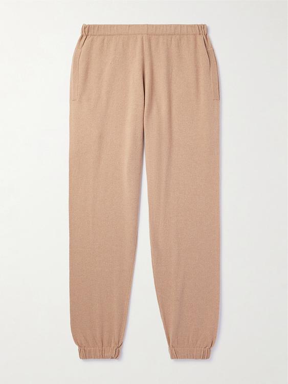 Taupe sweatpants from Ghiaia Cashmere