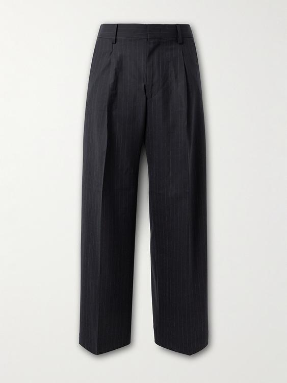 Black wide-leg formal trousers from NN07