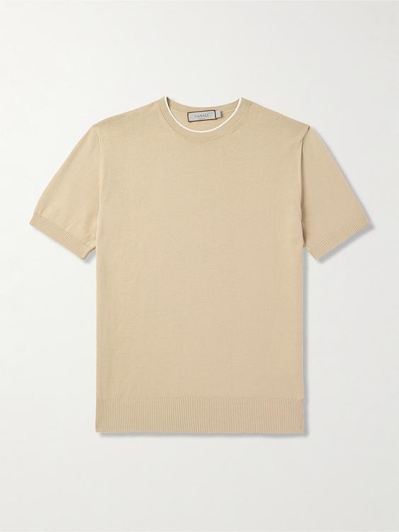 Beige t-shirt from Canali