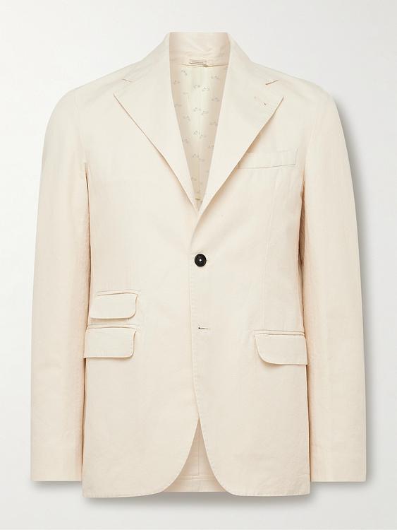 White suit jacket from Massimo Alba