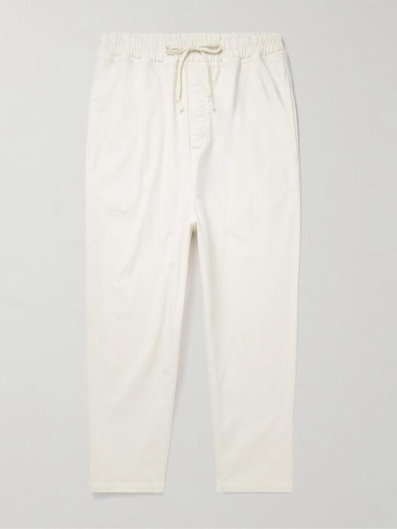 White drawstring trousers from Nili Lotan