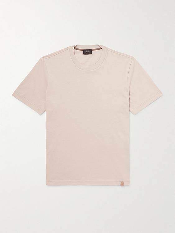 Beige t-shirt from Brioni