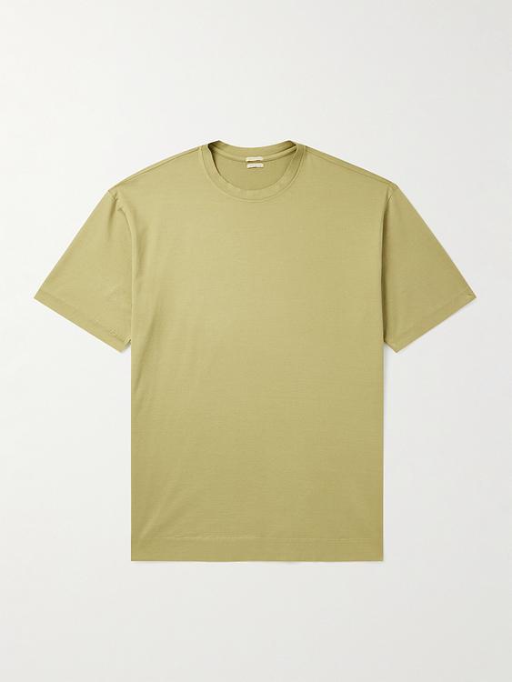 Khaki t-shirt from Massimo Alba
