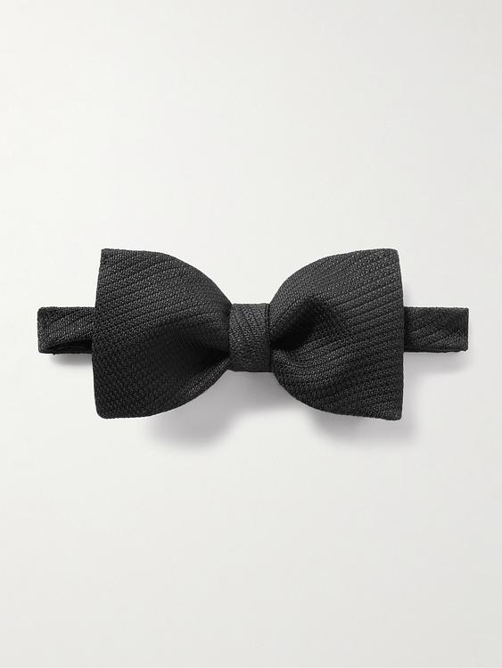 Black bow tie from Brioni