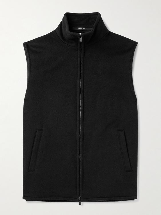 Black vest from Saman Amel