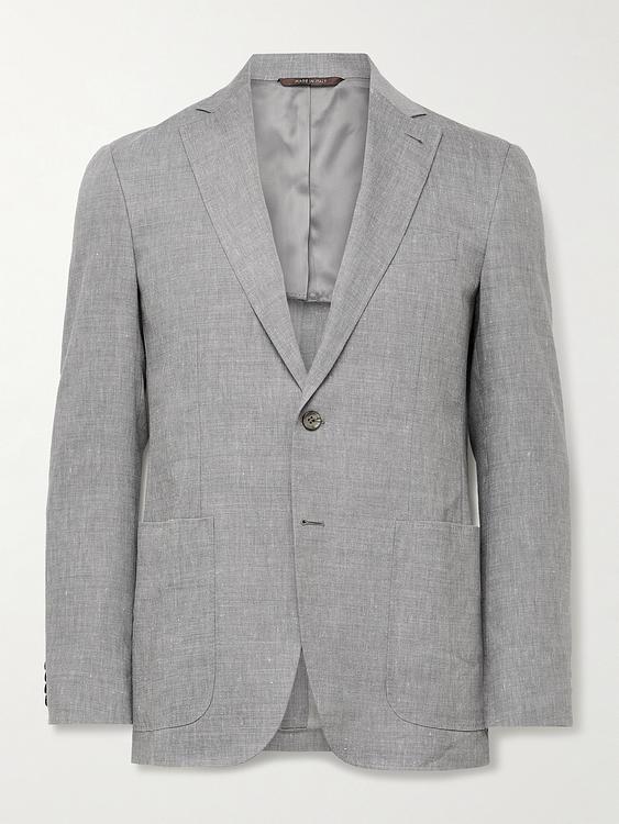 Grey suit jacket from Canali
