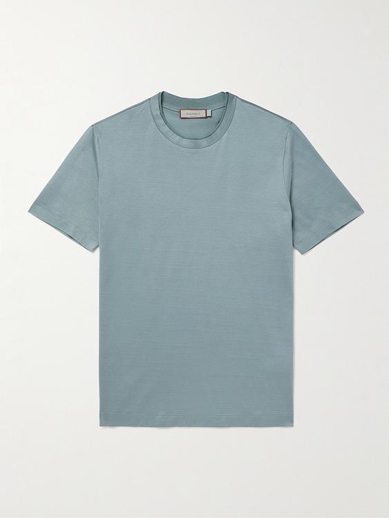 Blue t-shirt from Canali