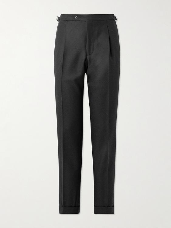 Black suit trousers from Saman Amel
