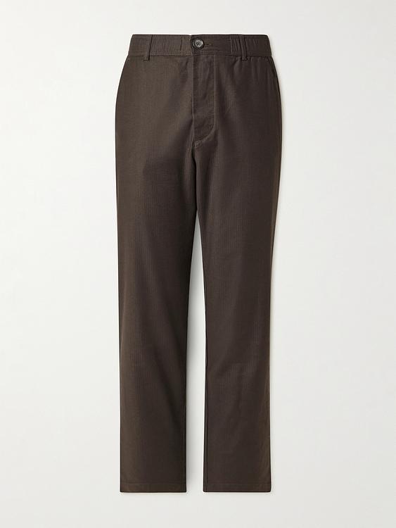 Dark brown suit trousers from Oliver Spencer