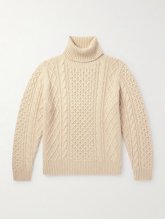 White turtleneck from Nili Lotan