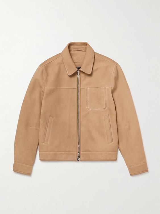 Taupe casual jacket from Mr P.
