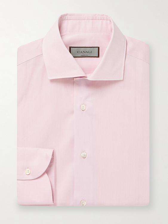 Light pink business shirt from Canali