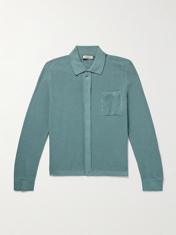 Blue half-zip from Canali