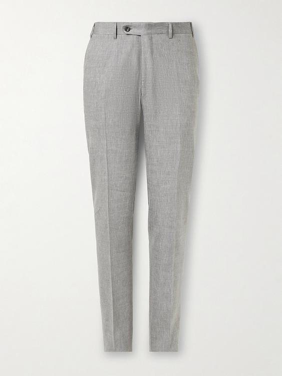 Grey suit trousers from Canali