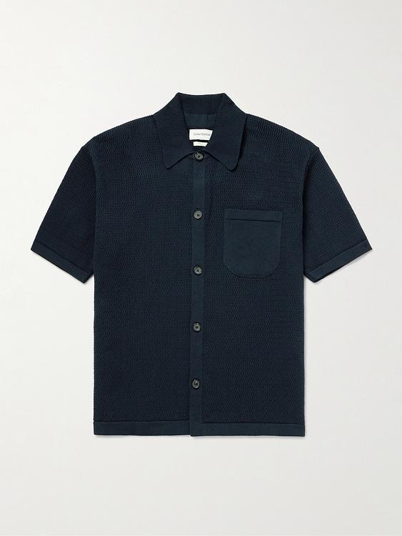 Black short sleeve shirt from Oliver Spencer