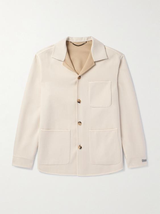 White overshirt from Canali