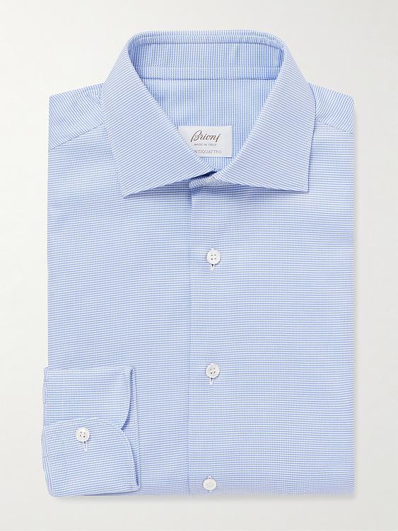Light blue business shirt from Brioni