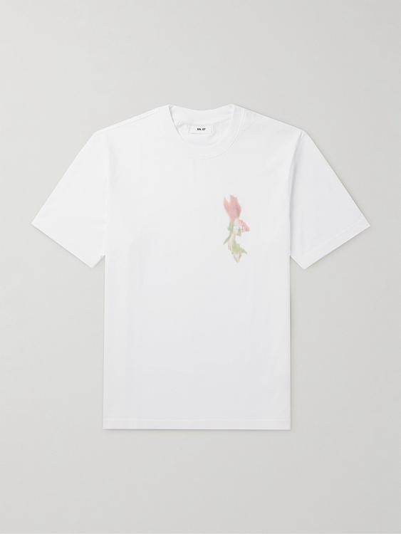 Print white t-shirt from NN07