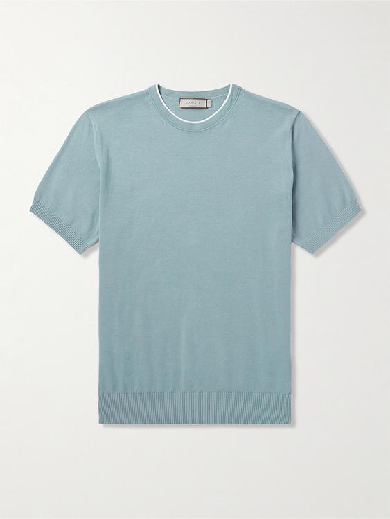 Blue t-shirt from Canali