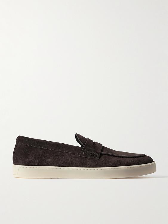 Dark brown loafers from Canali