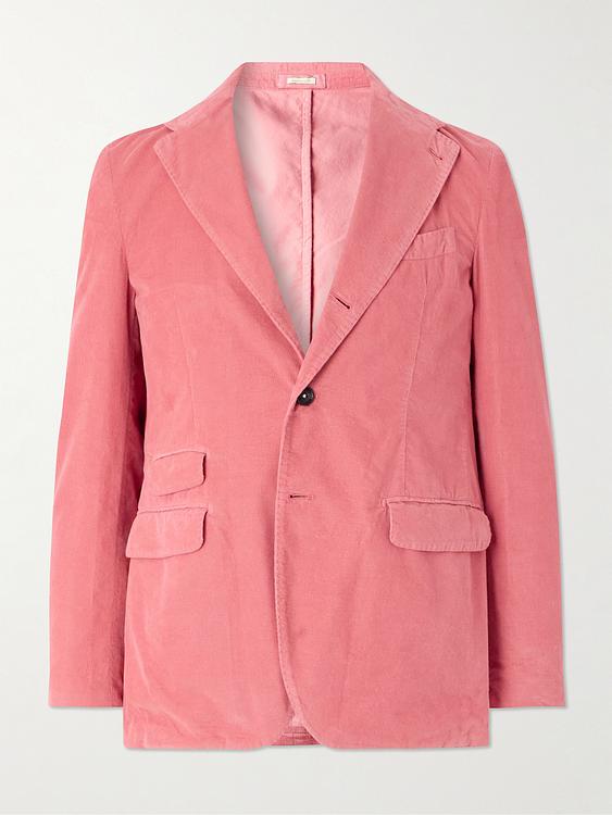 Peach blazer from Massimo Alba