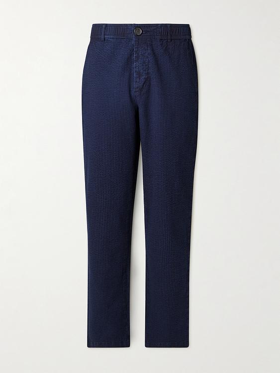 Dark blue suit trousers from Oliver Spencer