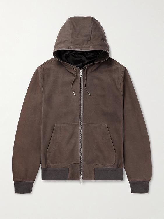 Dark brown hooded sweatshirt from Mr P.