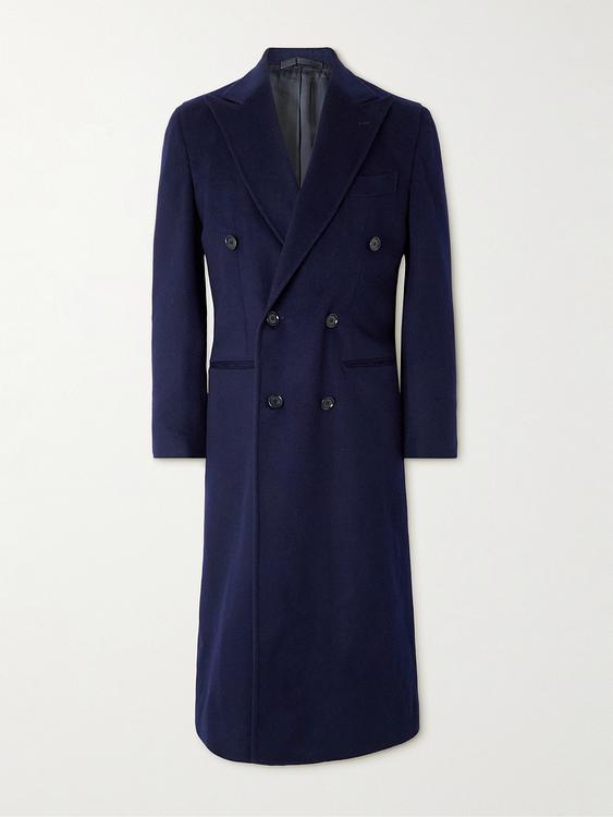 Dark blue coat from Saman Amel