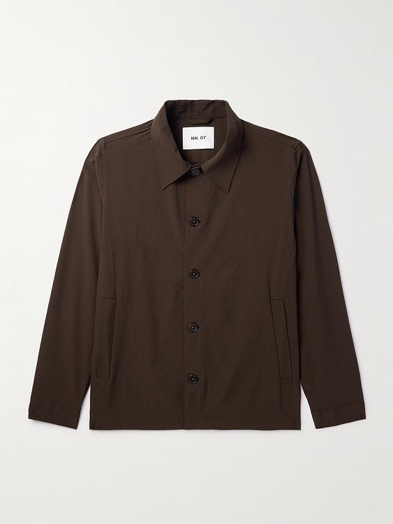 Dark brown overshirt from NN07