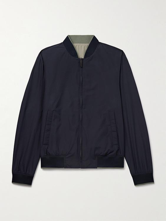 Black bomber jacket from Canali