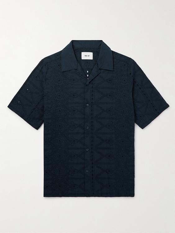 Black short sleeve polo shirt from NN07