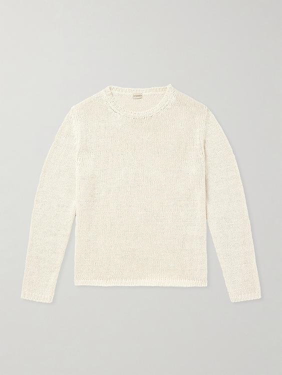 White sweater from Massimo Alba