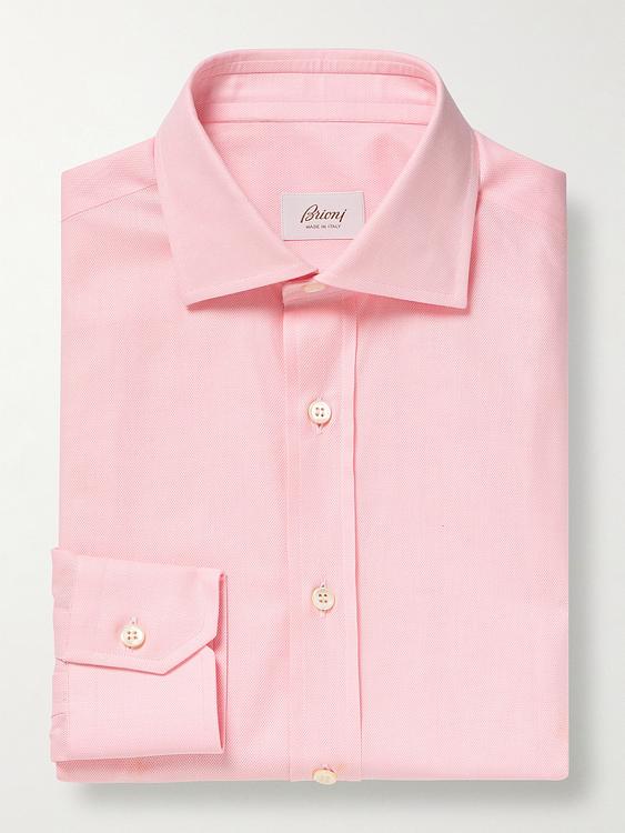 Light pink business shirt from Brioni