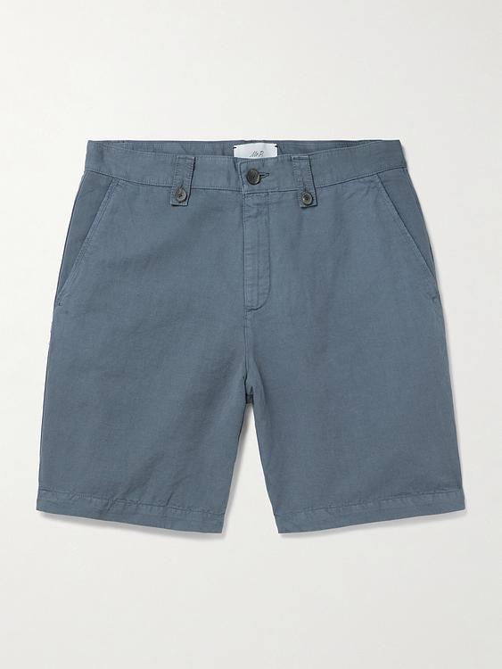 Dark grey chino shorts from Mr P.