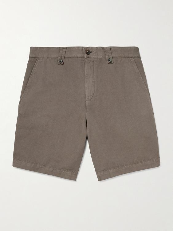 Taupe chino shorts from Mr P.