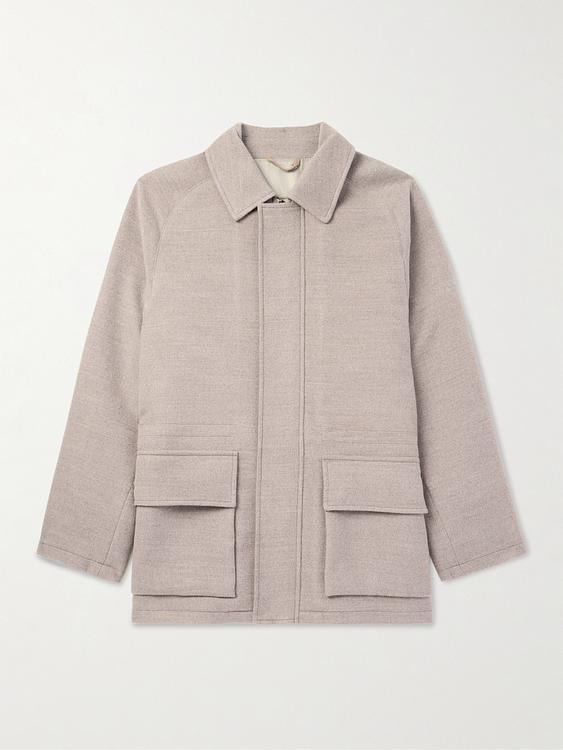 Beige casual jacket from Saman Amel