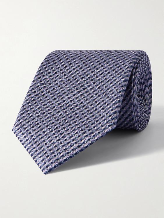Purple tie from Brioni