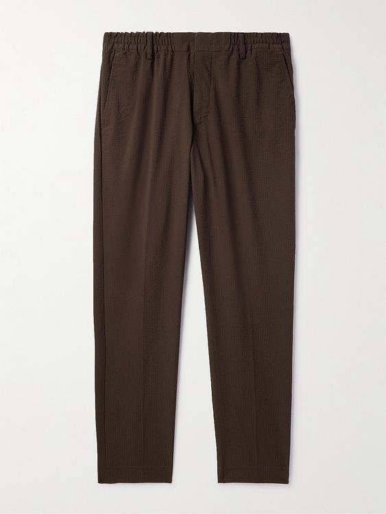 Dark brown casual trousers from NN07