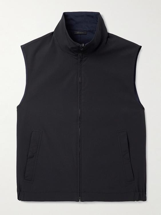 Black vest from Brioni