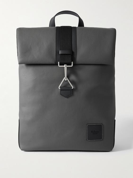 Dark grey backpack from Mulberry
