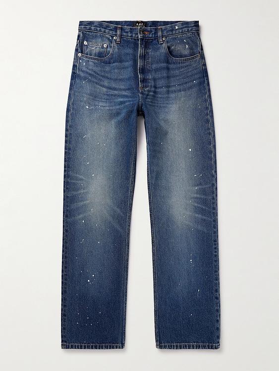Dark blue jeans from A.P.C