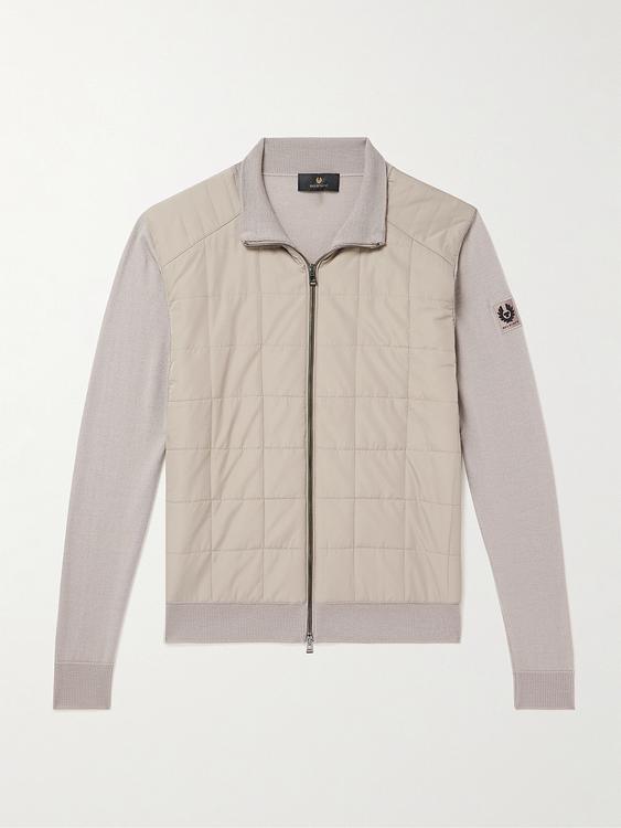 Beige cardigan from Belstaff